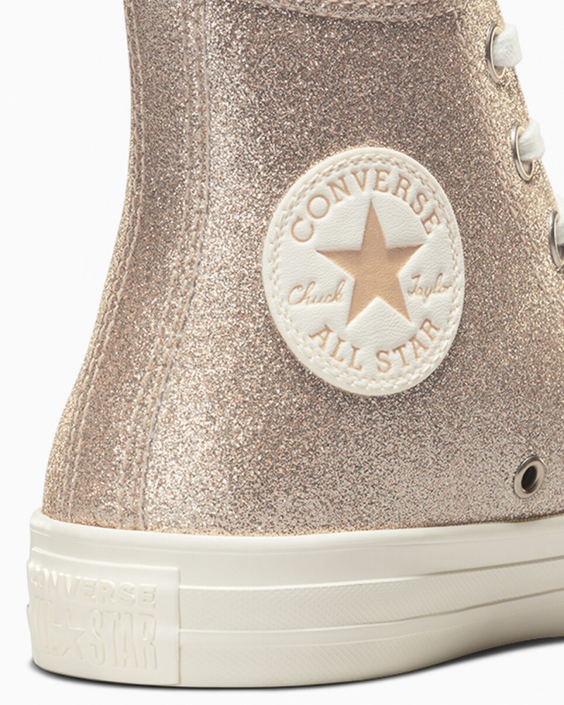 Converse Chuck Taylor All Star Glitter Lichtgoud | 637914GIV