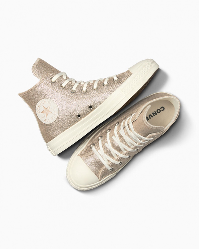 Converse Chuck Taylor All Star Glitter Lichtgoud | 637914GIV