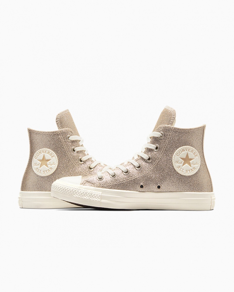 Converse Chuck Taylor All Star Glitter Lichtgoud | 637914GIV