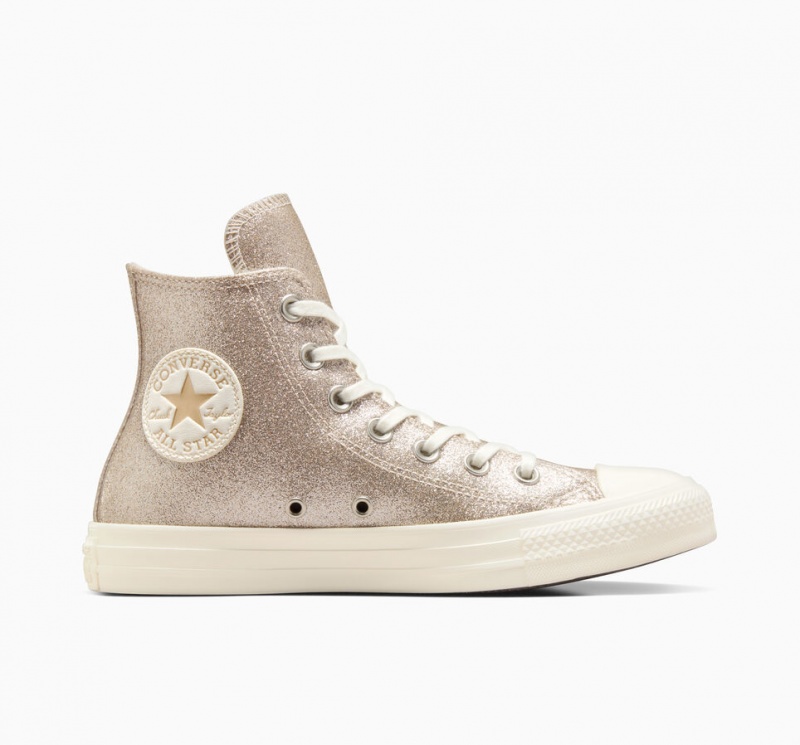 Converse Chuck Taylor All Star Glitter Lichtgoud | 637914GIV