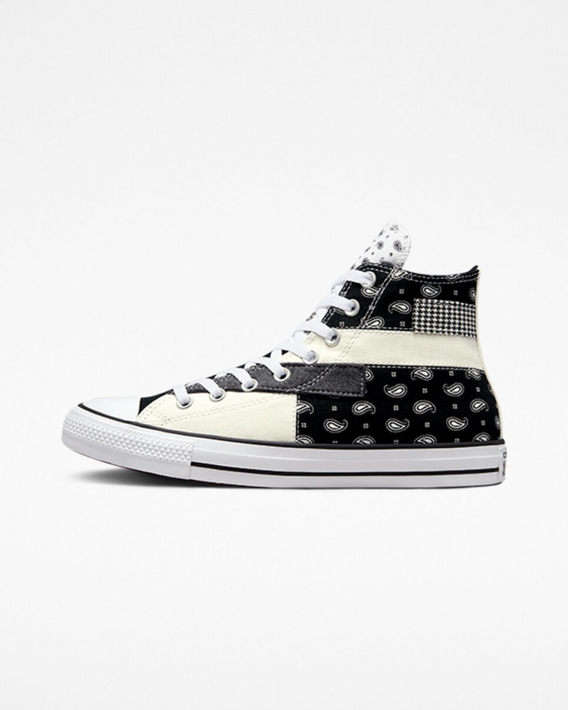 Converse Chuck Taylor All Star Hacked Patterns Zwart Wit | 018492MIA