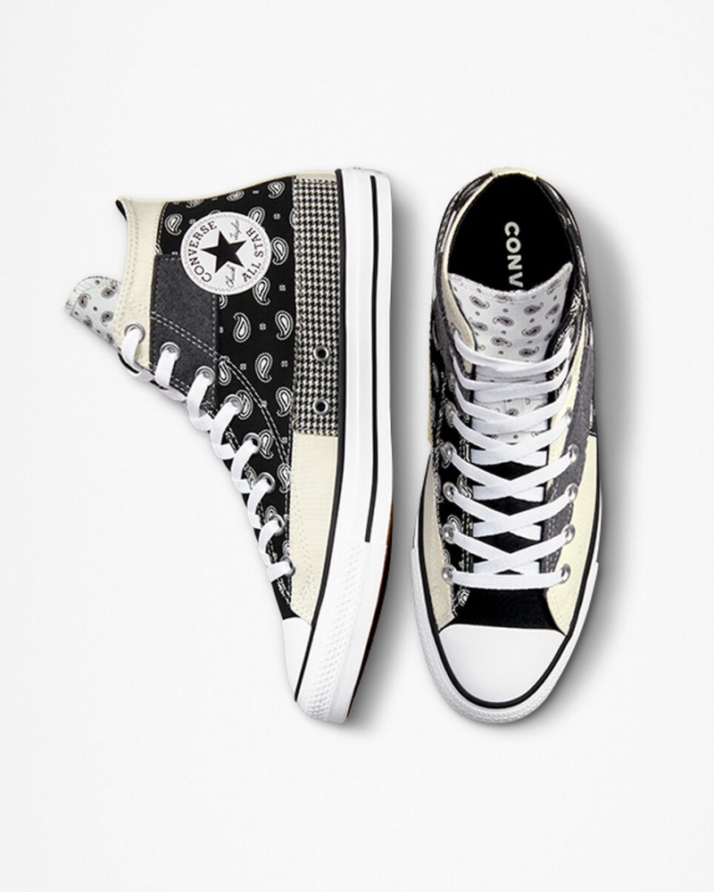 Converse Chuck Taylor All Star Hacked Patterns Zwart Wit | 018492MIA