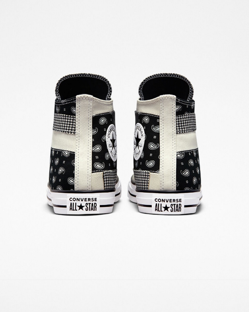 Converse Chuck Taylor All Star Hacked Patterns Zwart Wit | 018492MIA