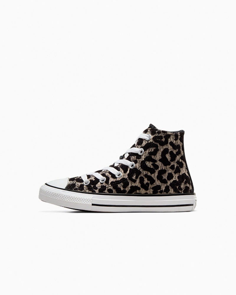 Converse Chuck Taylor All Star Leopard Lichtzwart Wit | 572301IBW