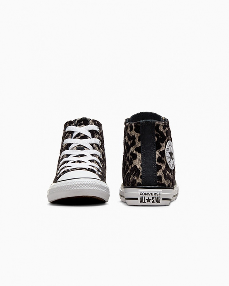 Converse Chuck Taylor All Star Leopard Lichtzwart Wit | 572301IBW