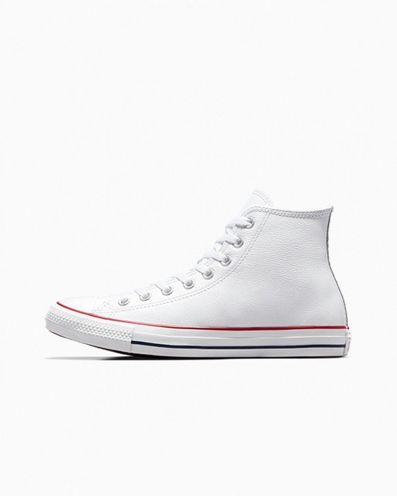 Converse Chuck Taylor All Star Leren Wit | 782561GHK