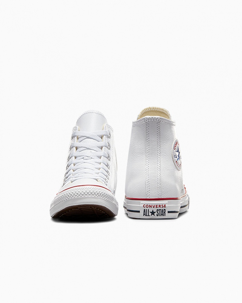 Converse Chuck Taylor All Star Leren Wit | 782561GHK