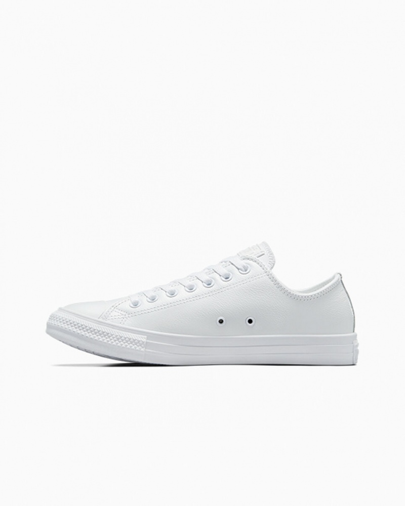 Converse Chuck Taylor All Star Leren Wit | 132594RYL