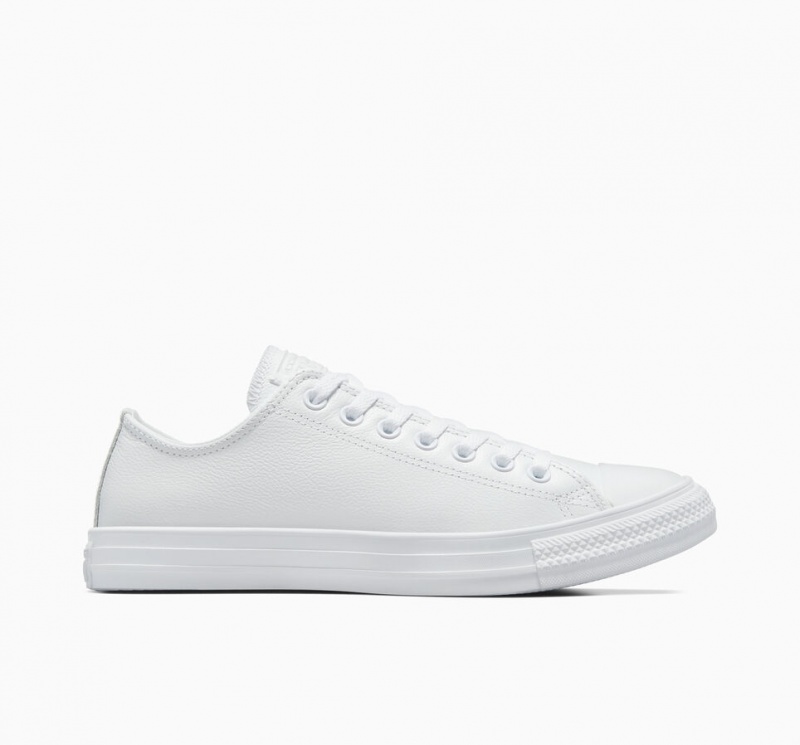 Converse Chuck Taylor All Star Leren Wit | 132594RYL