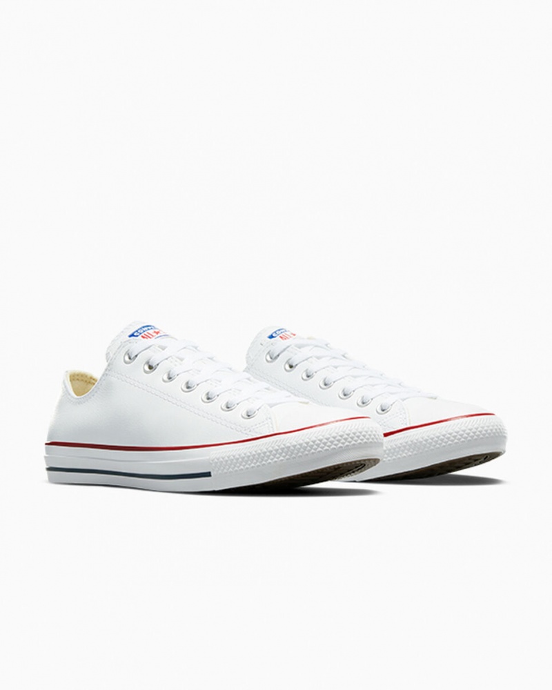 Converse Chuck Taylor All Star Leren Wit | 026958TIV