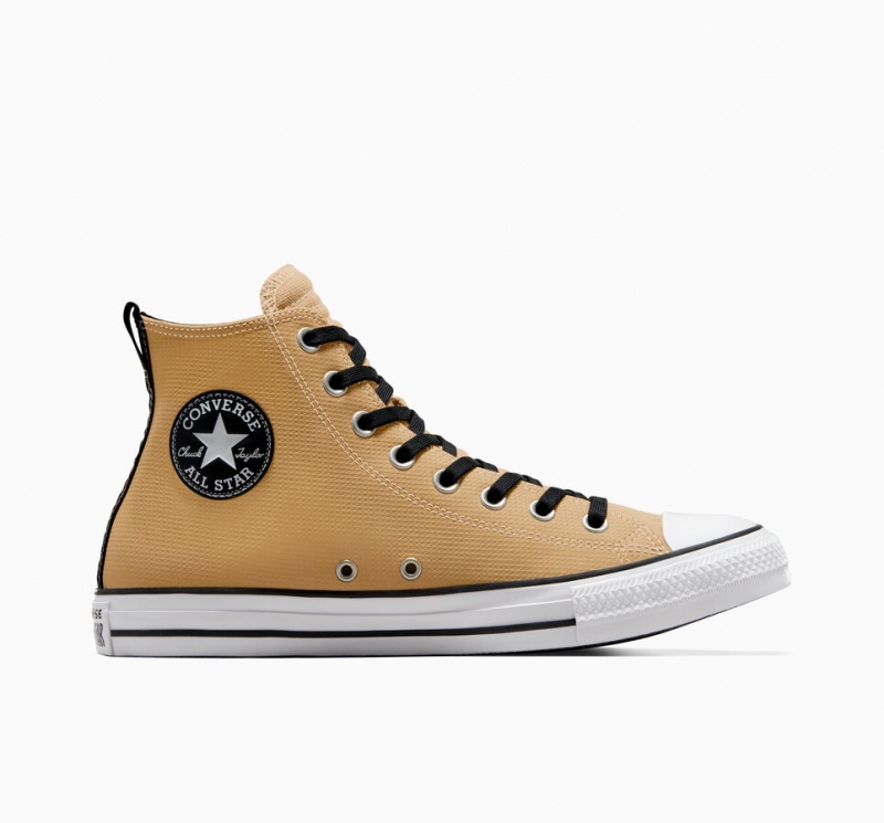 Converse Chuck Taylor All Star Leren Zwart Wit | 269015VUM