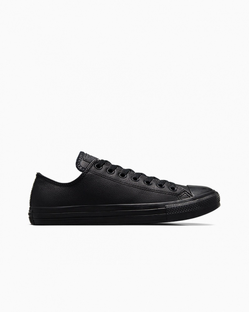 Converse Chuck Taylor All Star Leren Zwart | 143257ZXW