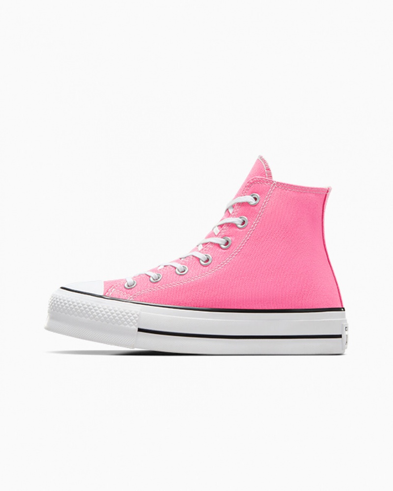 Converse Chuck Taylor All Star Lift Platform Roze Wit Zwart | 923106QXD