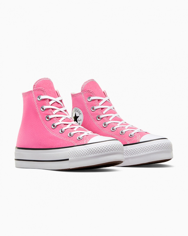 Converse Chuck Taylor All Star Lift Platform Roze Wit Zwart | 923106QXD