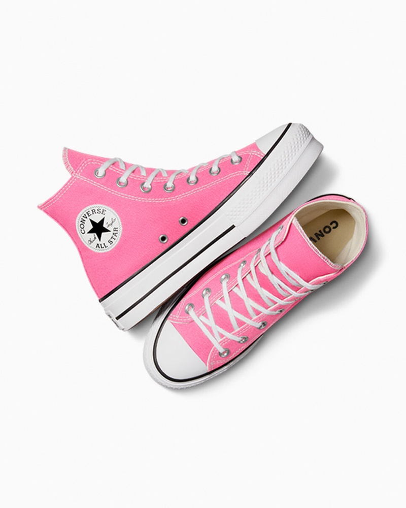 Converse Chuck Taylor All Star Lift Platform Roze Wit Zwart | 923106QXD