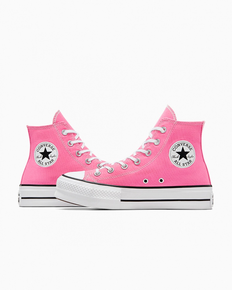 Converse Chuck Taylor All Star Lift Platform Roze Wit Zwart | 923106QXD