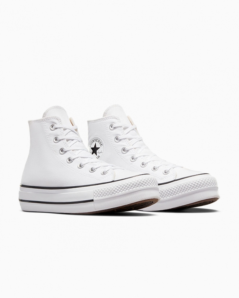 Converse Chuck Taylor All Star Lift Platform Wit Zwart Wit | 316975AQM