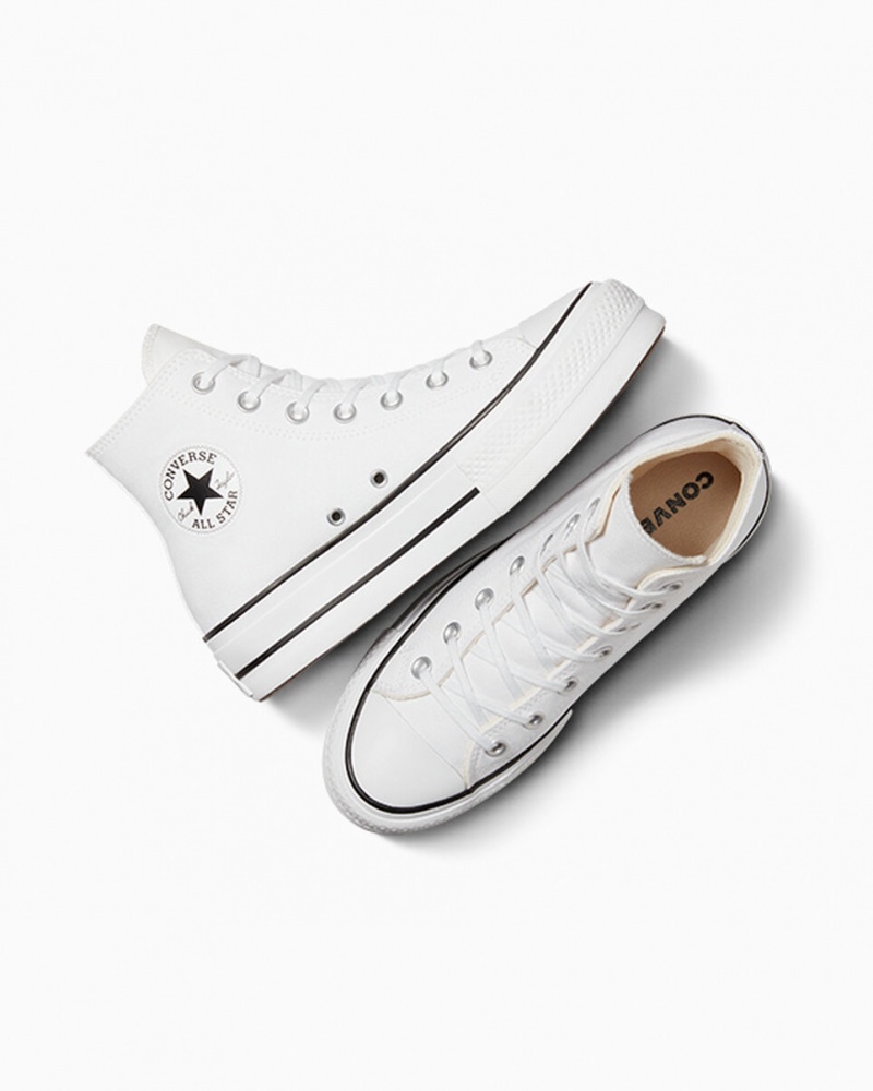 Converse Chuck Taylor All Star Lift Platform Wit Zwart Wit | 316975AQM