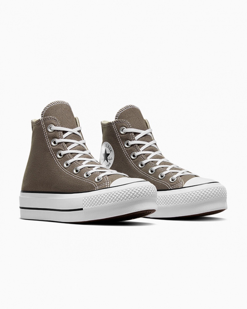 Converse Chuck Taylor All Star Lift Platform Wit Zwart | 608317WDT