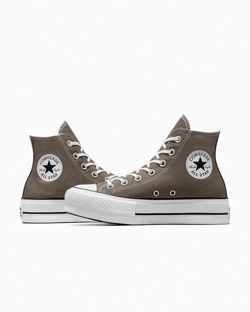 Converse Chuck Taylor All Star Lift Platform Wit Zwart | 608317WDT