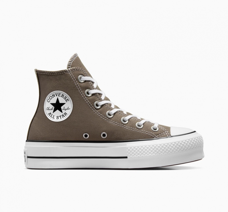 Converse Chuck Taylor All Star Lift Platform Wit Zwart | 608317WDT