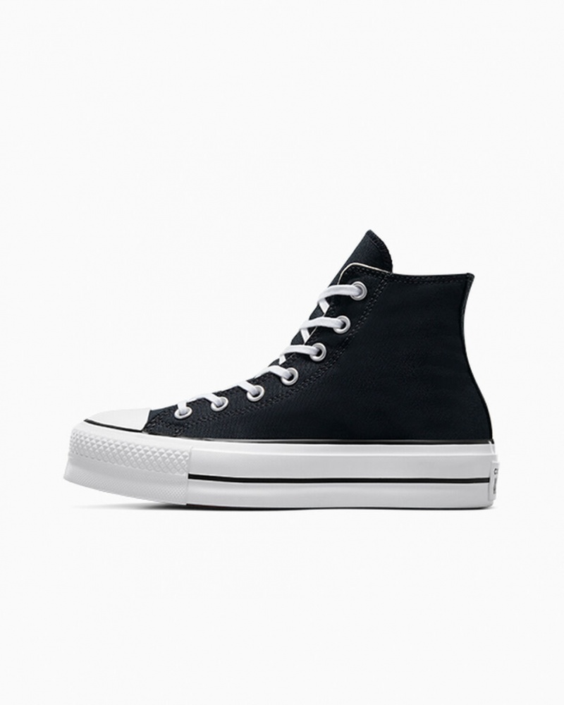 Converse Chuck Taylor All Star Lift Platform Zwart Wit Wit | 327981RVS