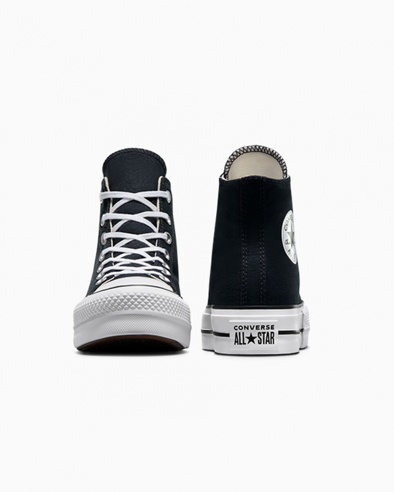 Converse Chuck Taylor All Star Lift Platform Zwart Wit Wit | 327981RVS