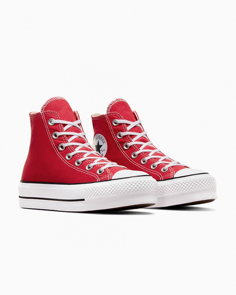 Converse Chuck Taylor All Star Lift Platform Rood Wit Zwart | 710548FTC