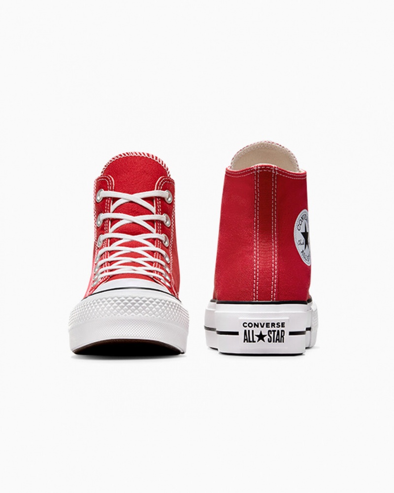 Converse Chuck Taylor All Star Lift Platform Rood Wit Zwart | 710548FTC