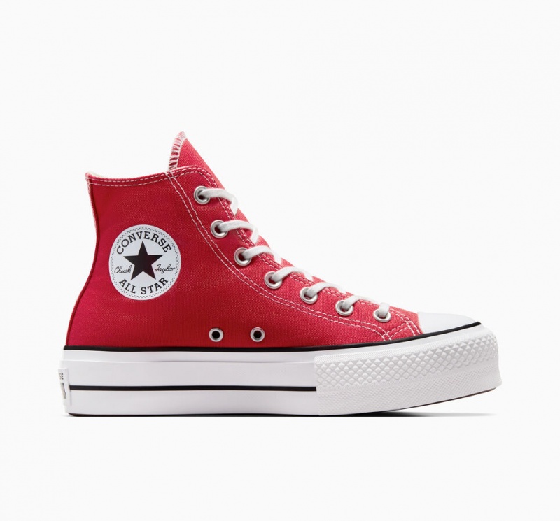 Converse Chuck Taylor All Star Lift Platform Rood Wit Zwart | 710548FTC