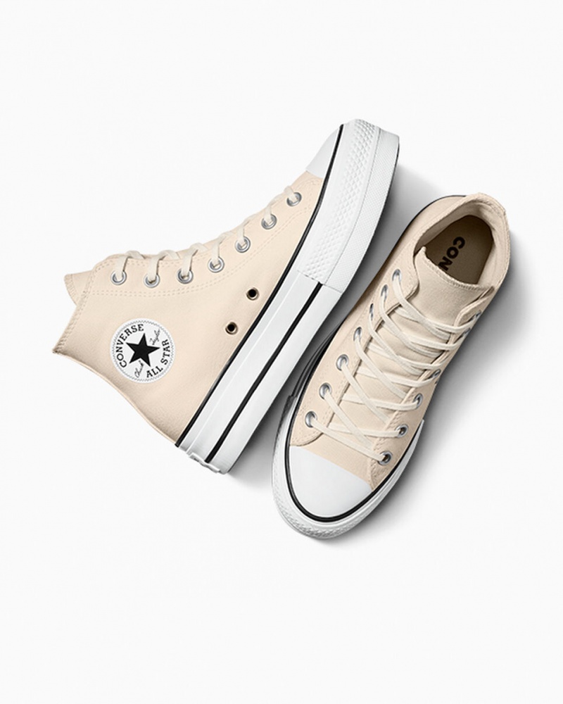 Converse Chuck Taylor All Star Lift Platform Wit Zwart | 845062OGT