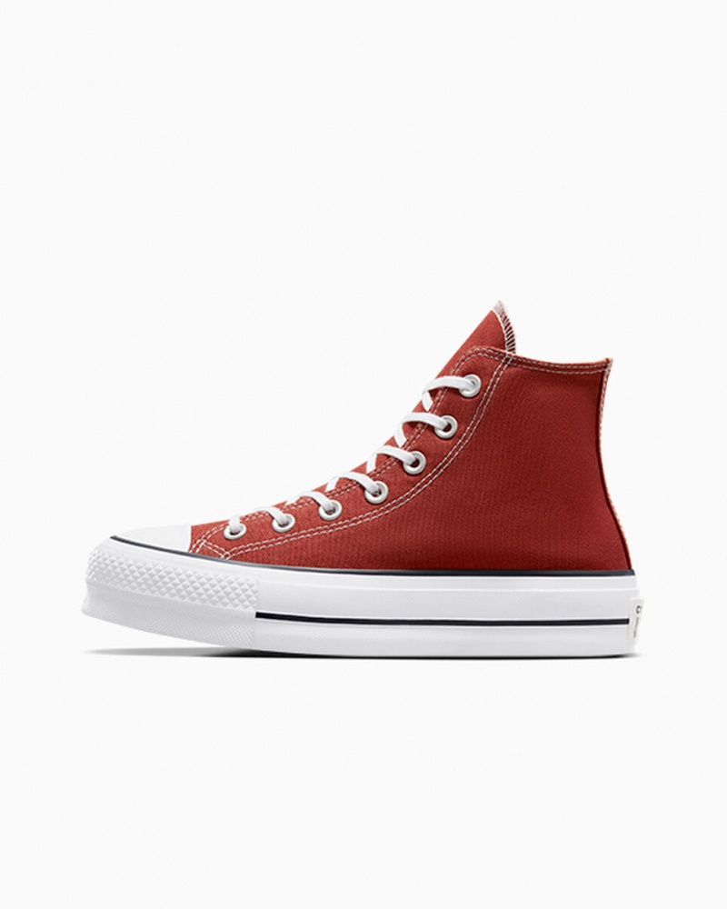 Converse Chuck Taylor All Star Lift Platform Rood Wit Zwart | 205143FQV