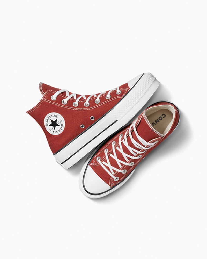 Converse Chuck Taylor All Star Lift Platform Rood Wit Zwart | 205143FQV