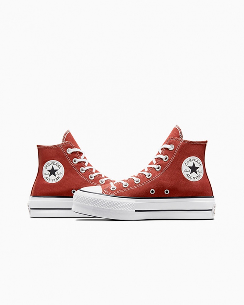 Converse Chuck Taylor All Star Lift Platform Rood Wit Zwart | 205143FQV