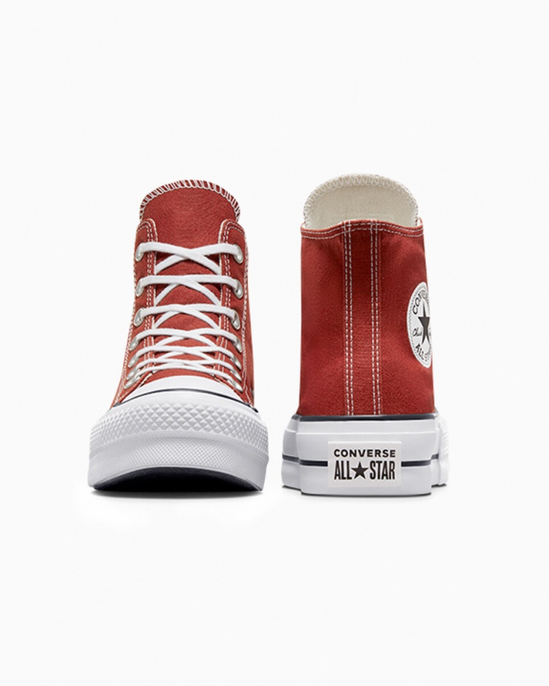 Converse Chuck Taylor All Star Lift Platform Rood Wit Zwart | 205143FQV