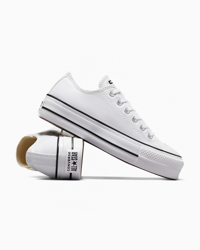 Converse Chuck Taylor All Star Lift Platform Wit Zwart Wit | 708154JDN