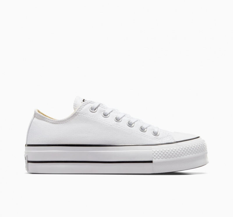 Converse Chuck Taylor All Star Lift Platform Wit Zwart Wit | 708154JDN