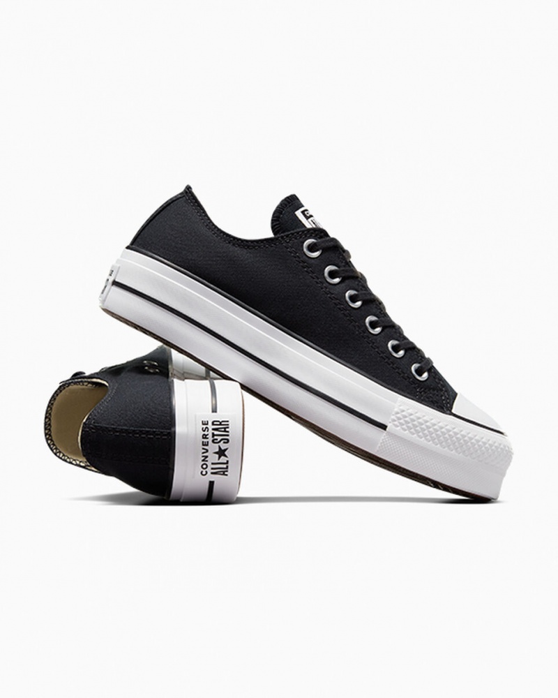 Converse Chuck Taylor All Star Lift Platform Zwart Wit Wit | 289473DLY