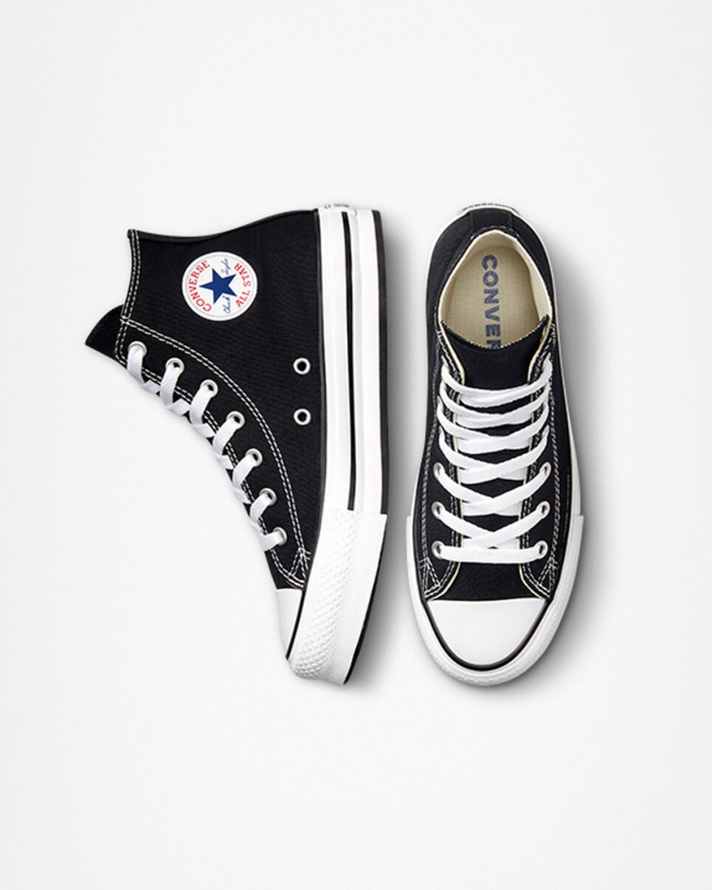 Converse Chuck Taylor All Star Lift Platform Zwart Wit Zwart | 791863BJA