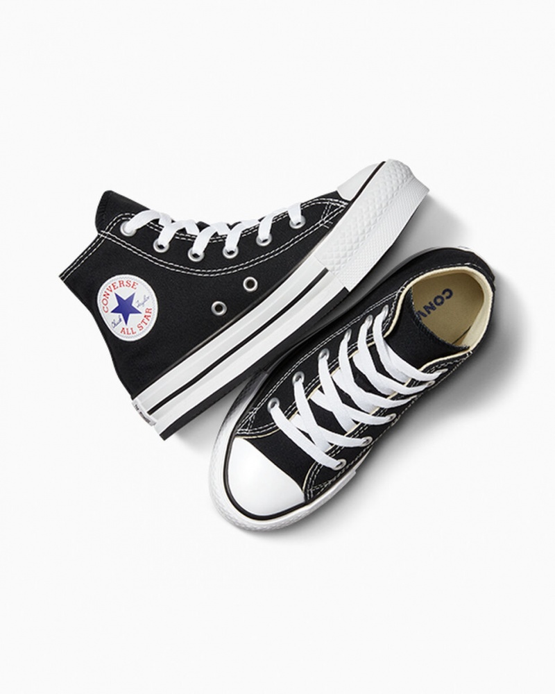 Converse Chuck Taylor All Star Lift Platform Zwart Wit Zwart | 594680YTW