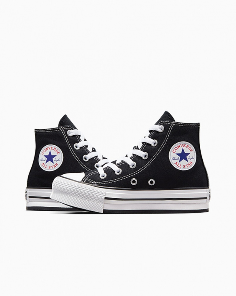 Converse Chuck Taylor All Star Lift Platform Zwart Wit Zwart | 594680YTW