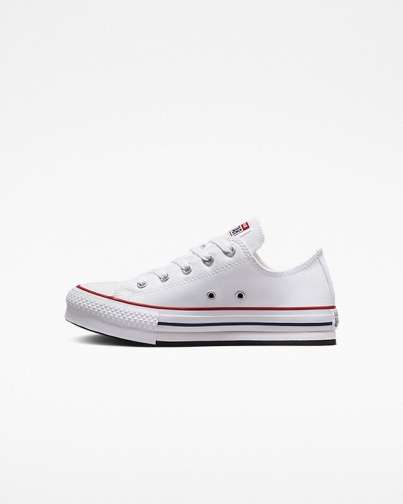 Converse Chuck Taylor All Star Lift Platform Wit Donkerblauw | 396254XGE