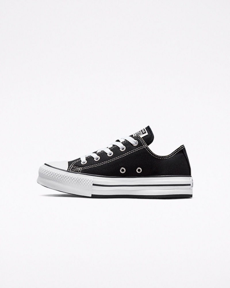 Converse Chuck Taylor All Star Lift Platform Zwart Wit Zwart | 176528WBU