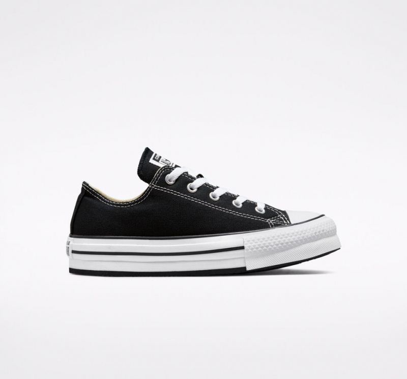 Converse Chuck Taylor All Star Lift Platform Zwart Wit Zwart | 176528WBU