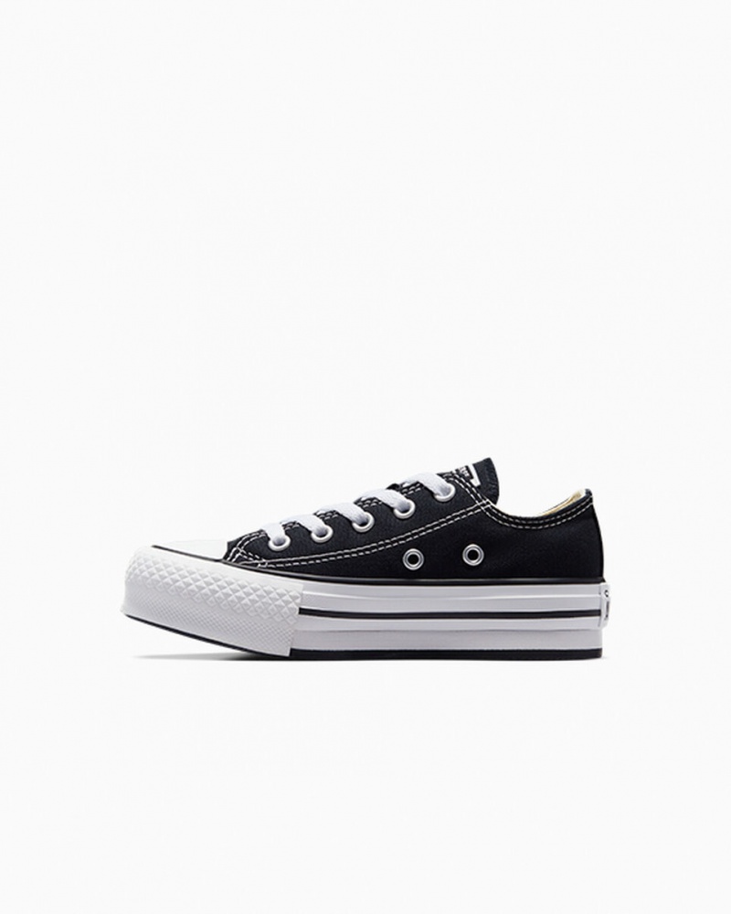 Converse Chuck Taylor All Star Lift Platform Zwart Wit Zwart | 617254KRX