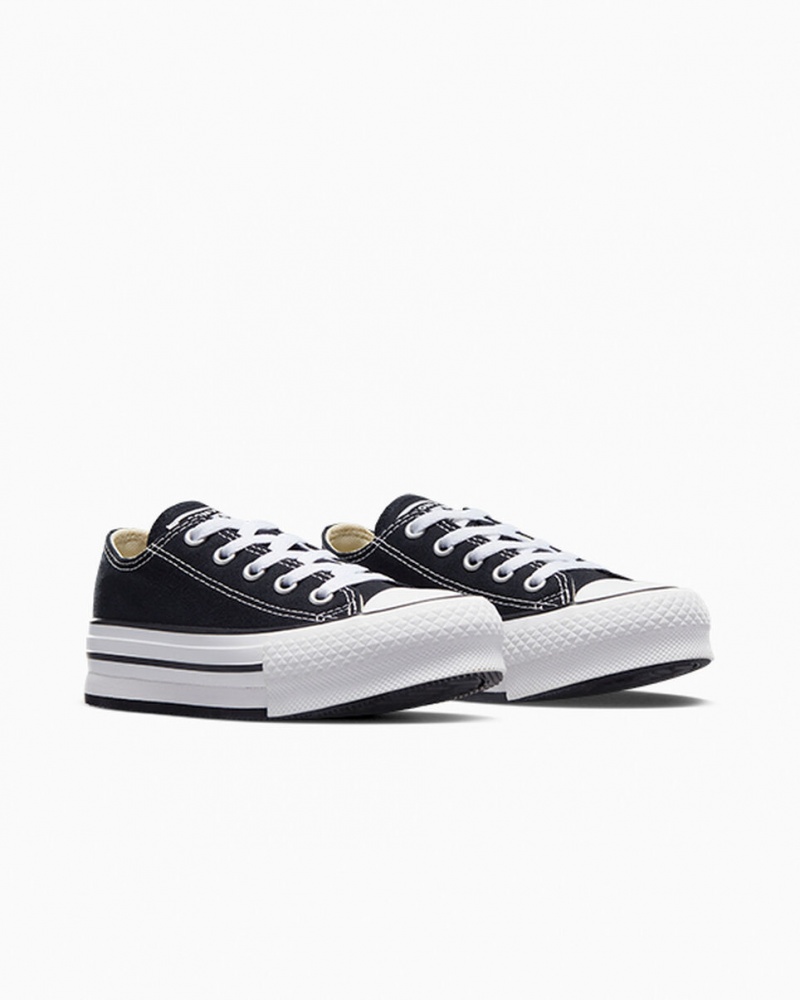 Converse Chuck Taylor All Star Lift Platform Zwart Wit Zwart | 951734HYO