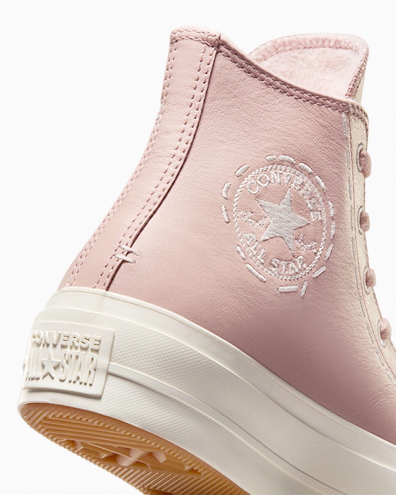 Converse Chuck Taylor All Star Lift Platform Bold Stitch Roze Roze | 546931LTV