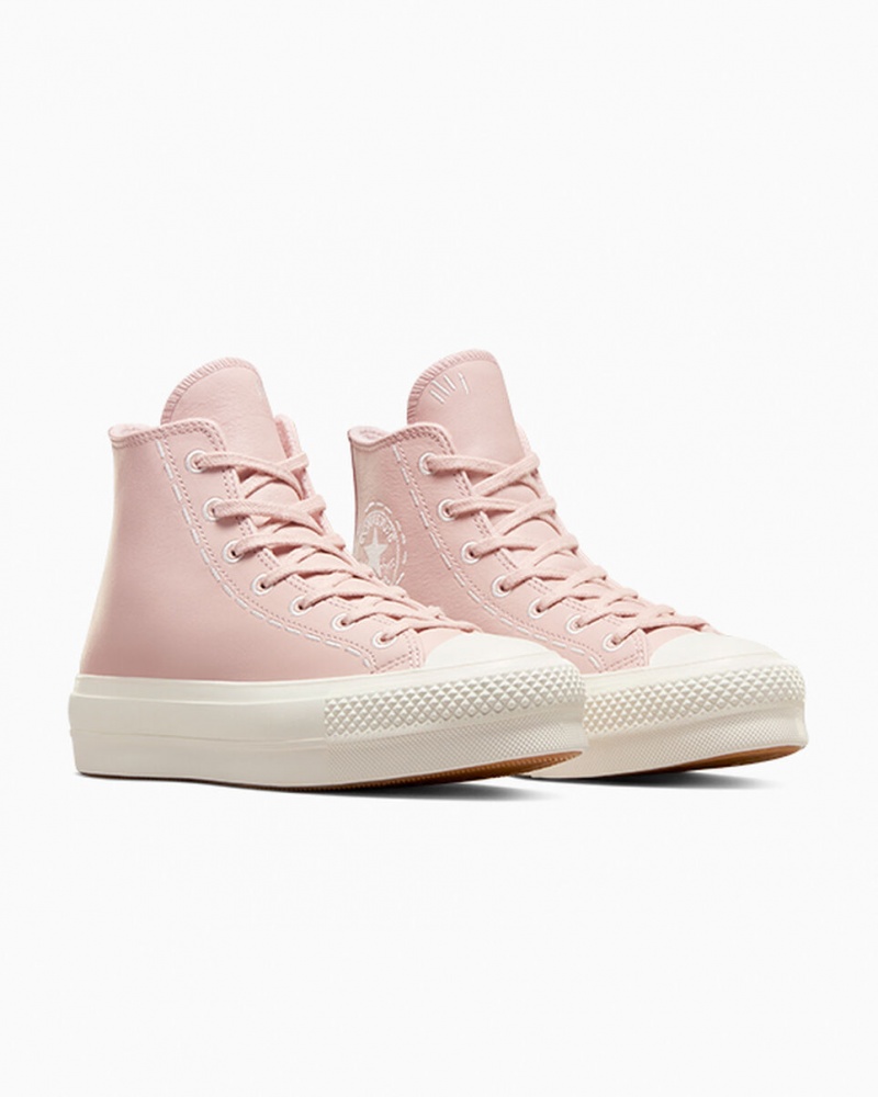 Converse Chuck Taylor All Star Lift Platform Bold Stitch Roze Roze | 546931LTV