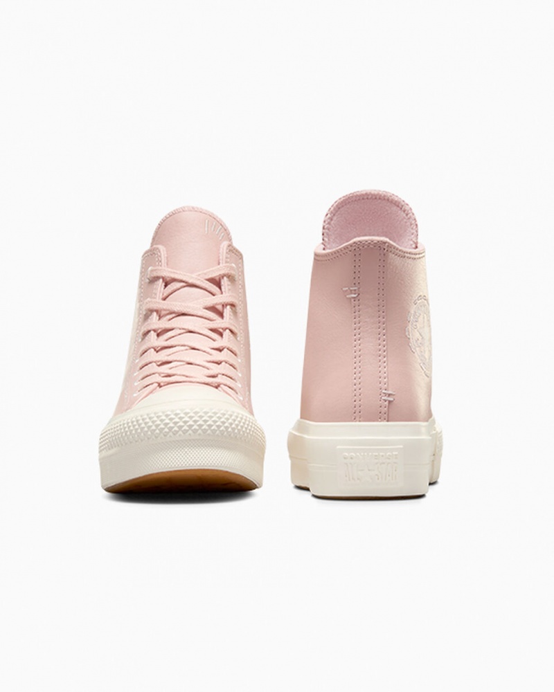 Converse Chuck Taylor All Star Lift Platform Bold Stitch Roze Roze | 546931LTV