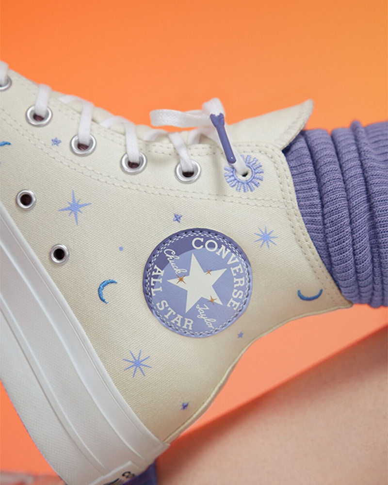 Converse Chuck Taylor All Star Lift Platform Celestial Paars | 149876PUE